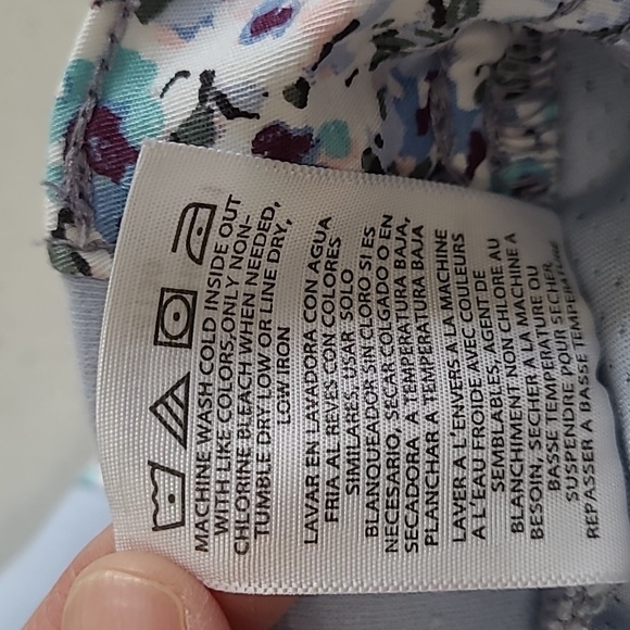 Lee Blue Floral Skort size 20 - Picture 5 of 8